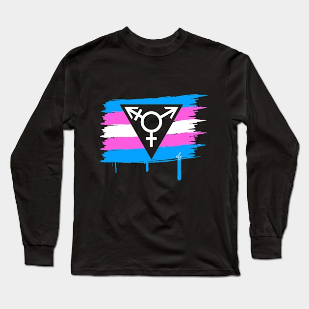 Trans Pride Long Sleeve T-Shirt by EqualityForAll